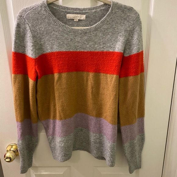 Loft Colour block Sweater - Picture 1 of 2